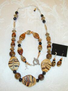 Afican Necklace, Bracelet, Earring Set