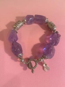 Amethyst, Sterling Silver Bracelet