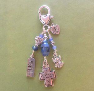 Hope Cross Zipper Pull-Key Chain2